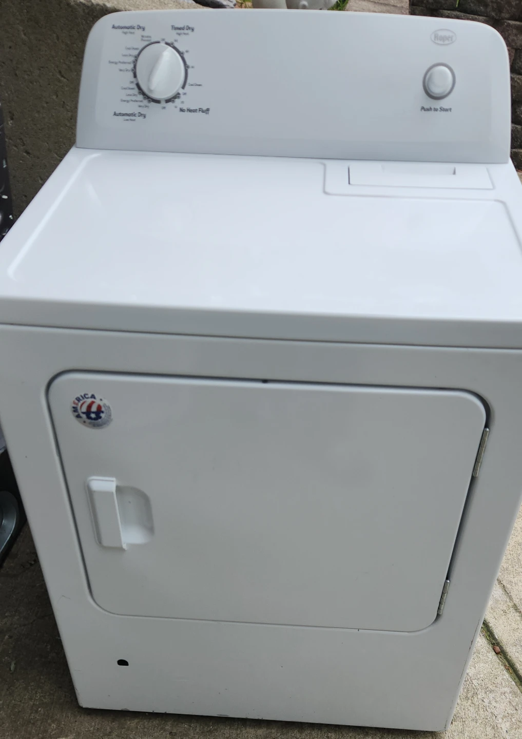 Roper by Whirlpool Corporation Gas Dryer