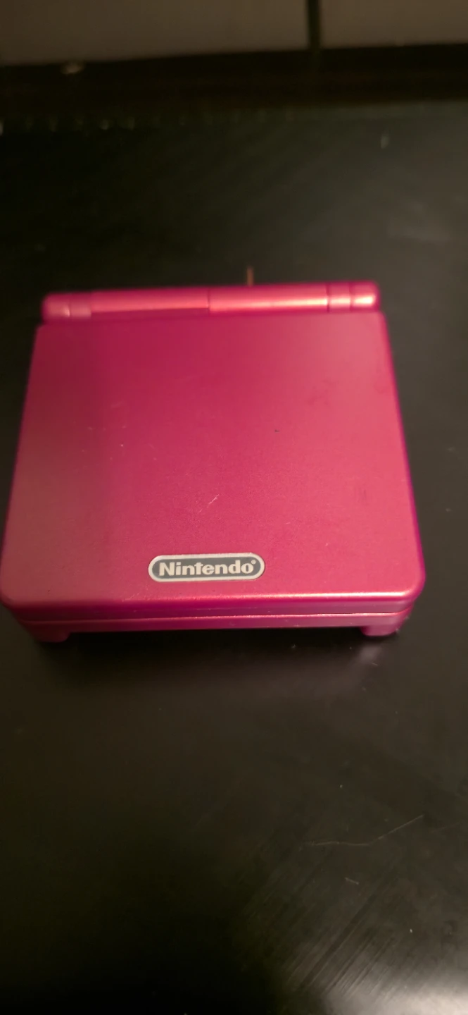 Red Nintendo Game Boy Advance SP