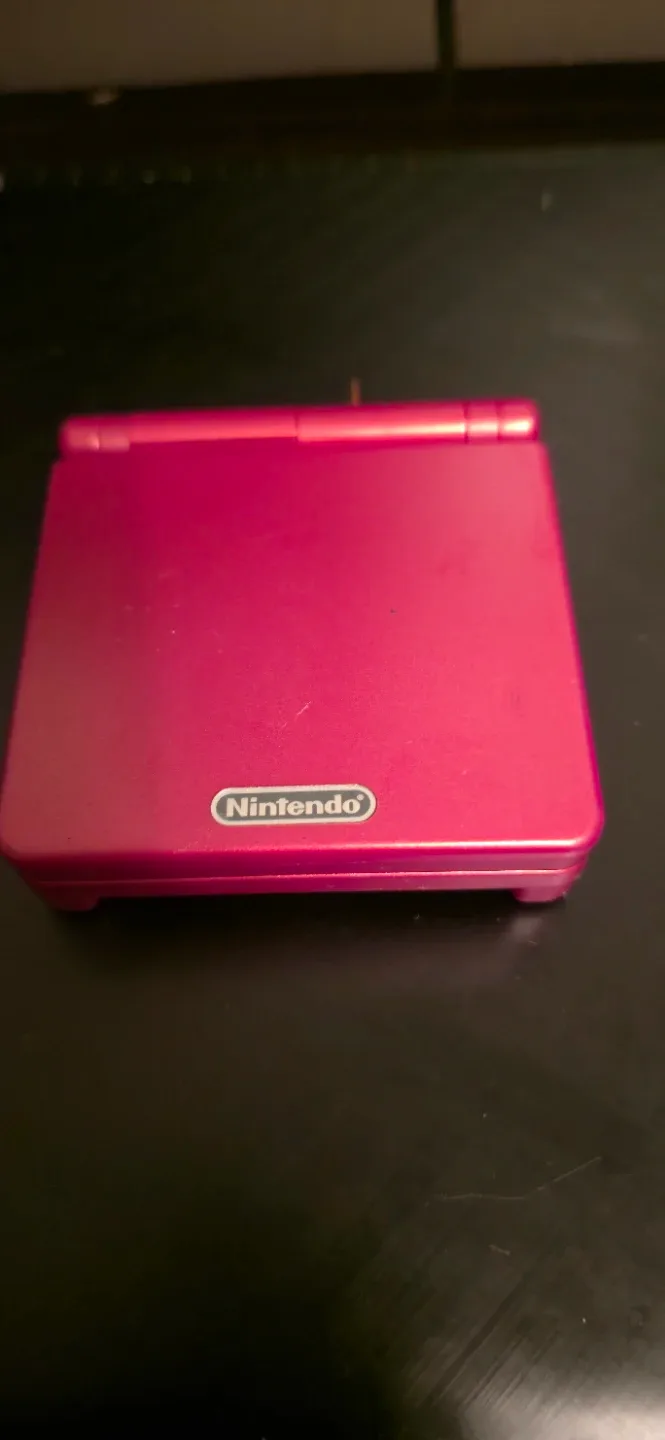 Red Nintendo Game Boy Advance SP