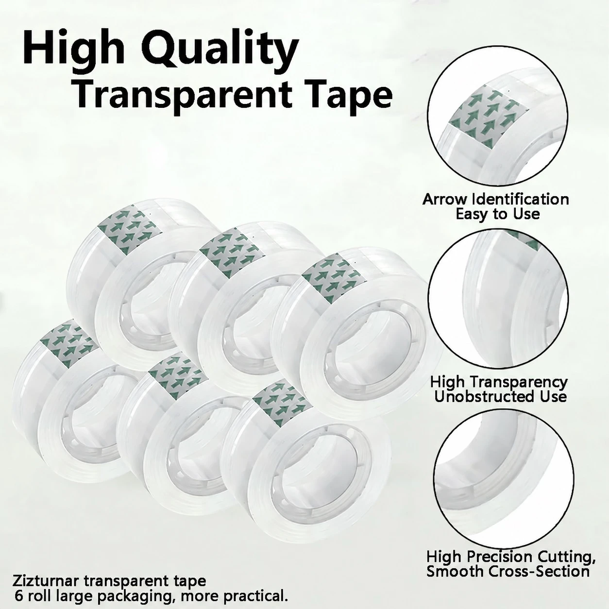 6 Rolls Clear Tape - photo 2