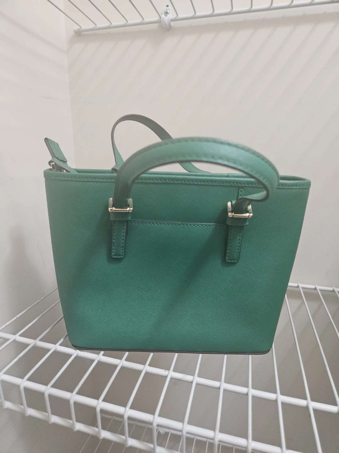 Michael Kors Green Saffiano Leather Handbag - photo 2