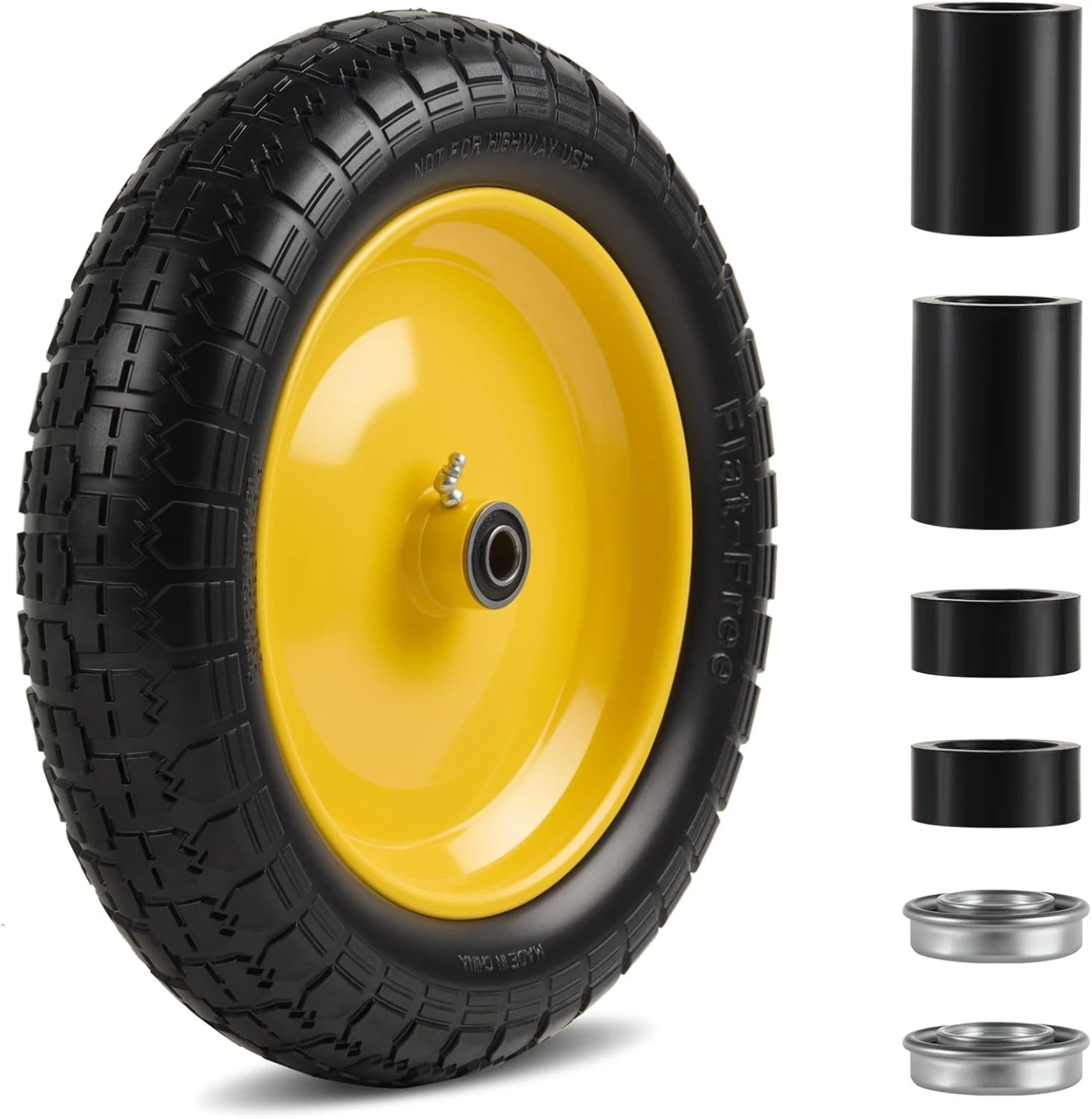 Heavy Duty Flat-Free Wheelbarrow Tire