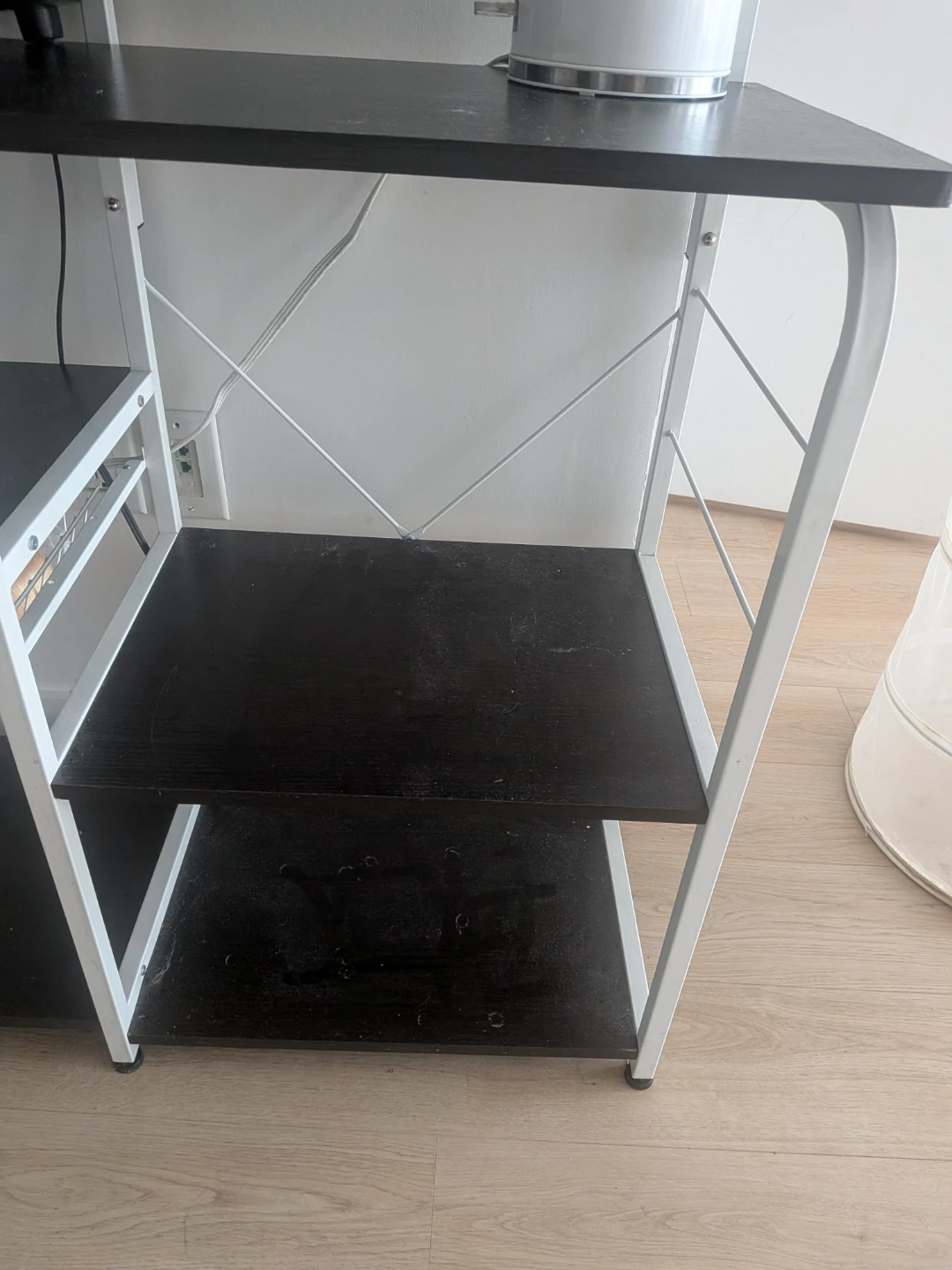 Kitchen Shelf with Storage Basket - photo 2