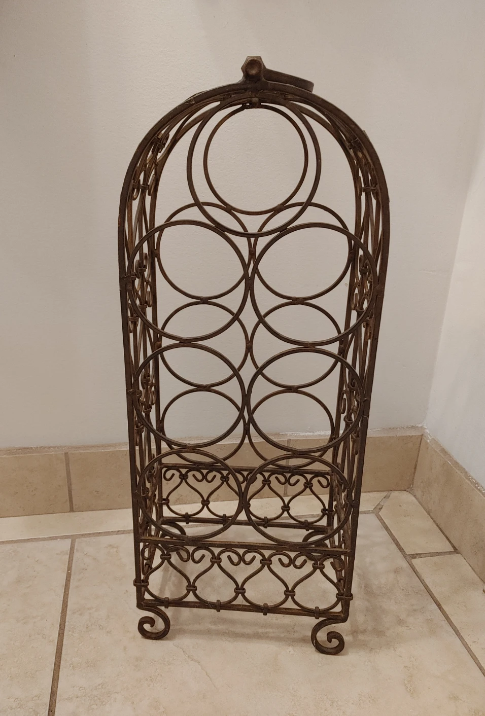 Wrought Iron Wine Rack - photo 5