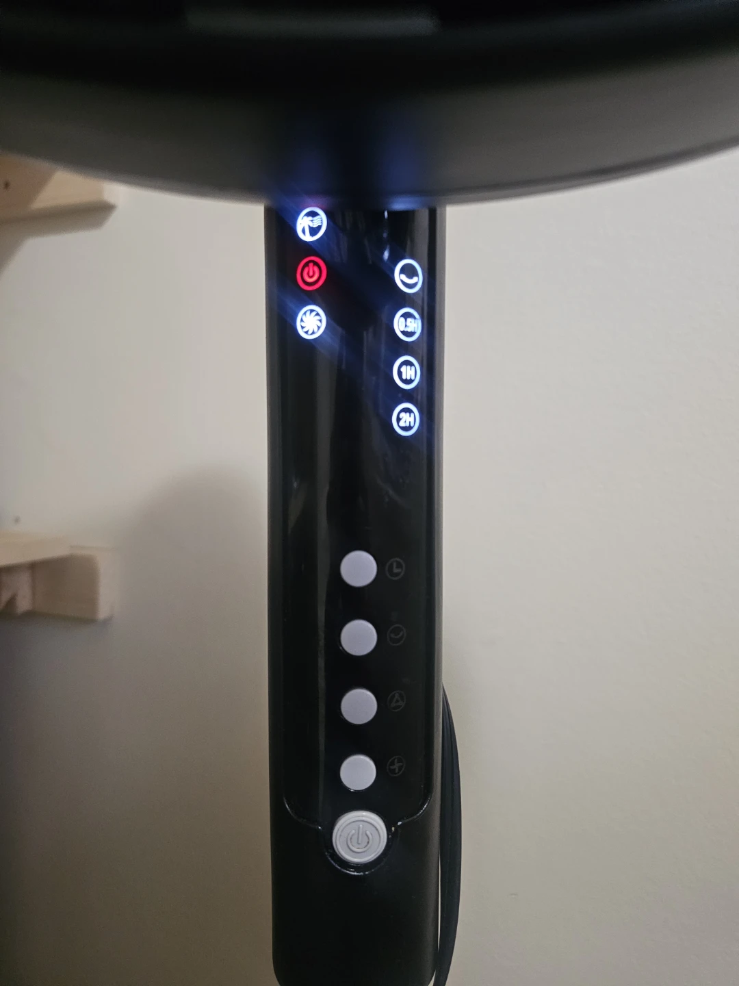 Comfort Zone Black Pedestal Fan - photo 2