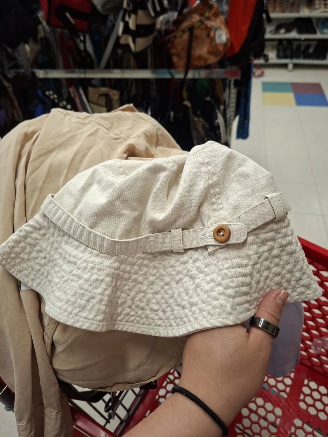 Uniqlo Beige UV Bucket Hat