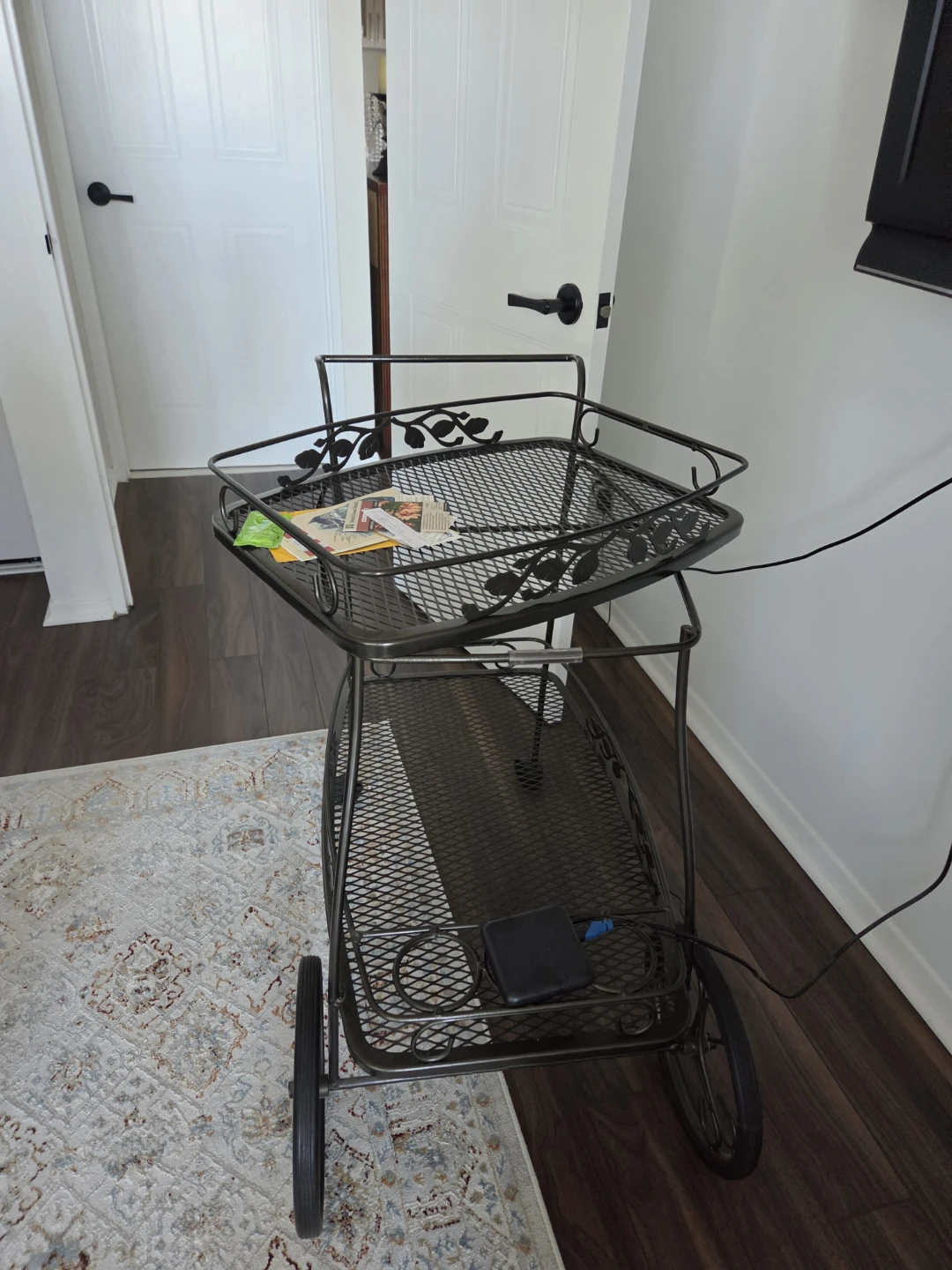 Metal Serving Cart - photo 3