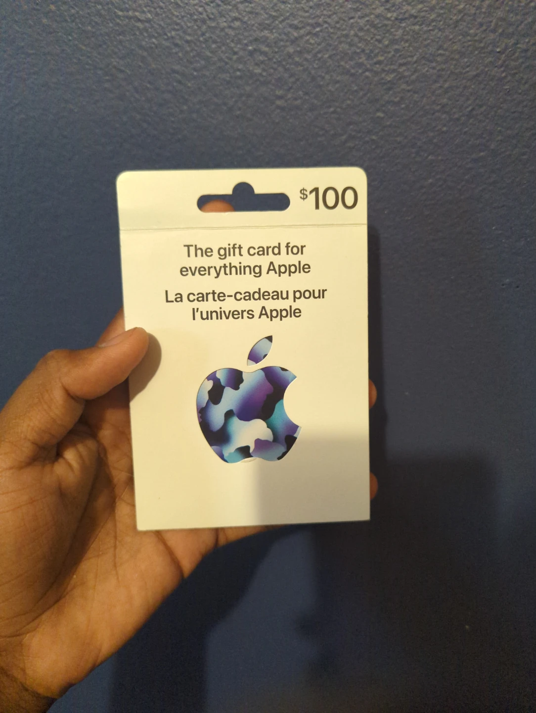 Apple $100 Gift Card (Never used, sticker still on)