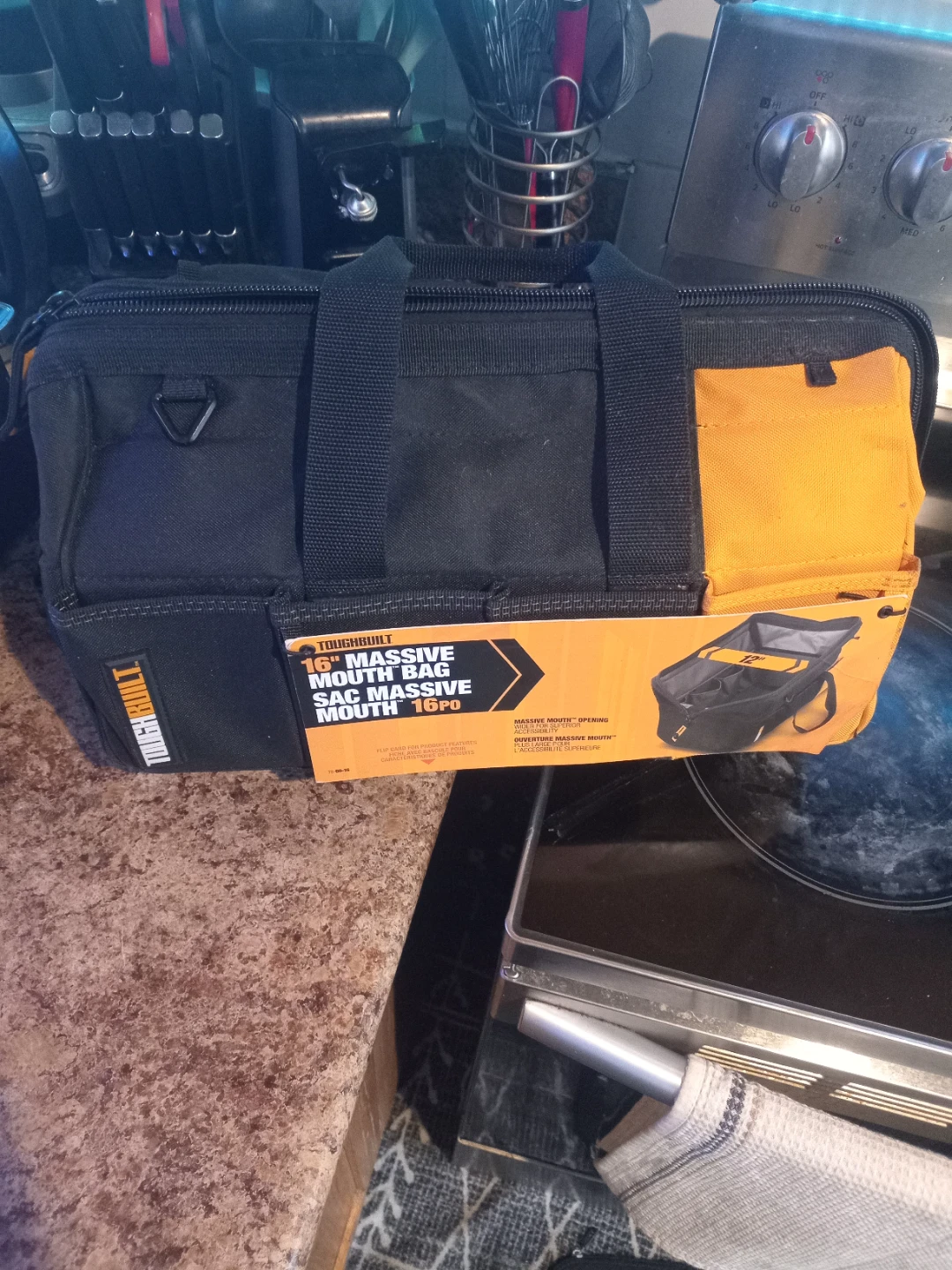 ToughBuilt Black 16-in Massive Mouth Bag - photo 5