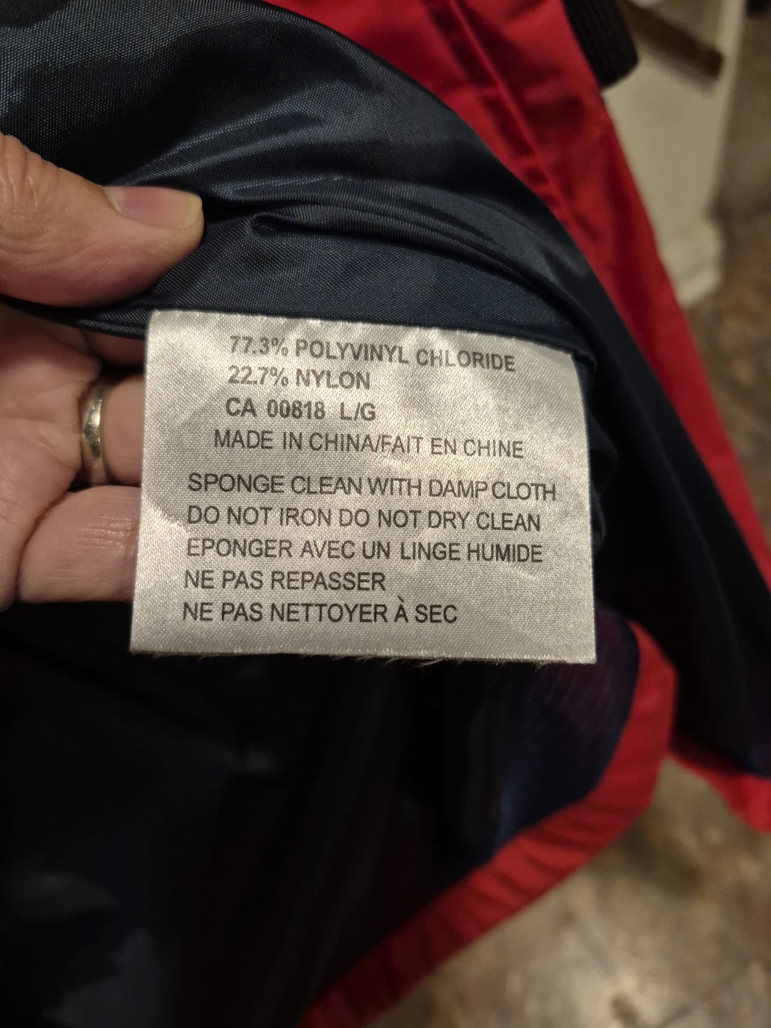 Mariner Wetskins Red Rain Jacket, 2 pairs of pants - photo 4