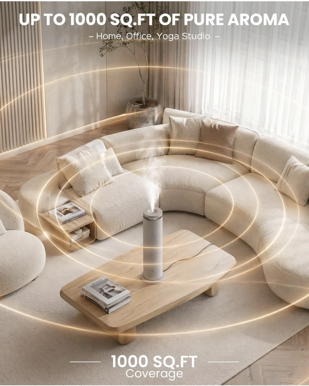Waterless Essential Oil Diffuser with Remote - photo 3