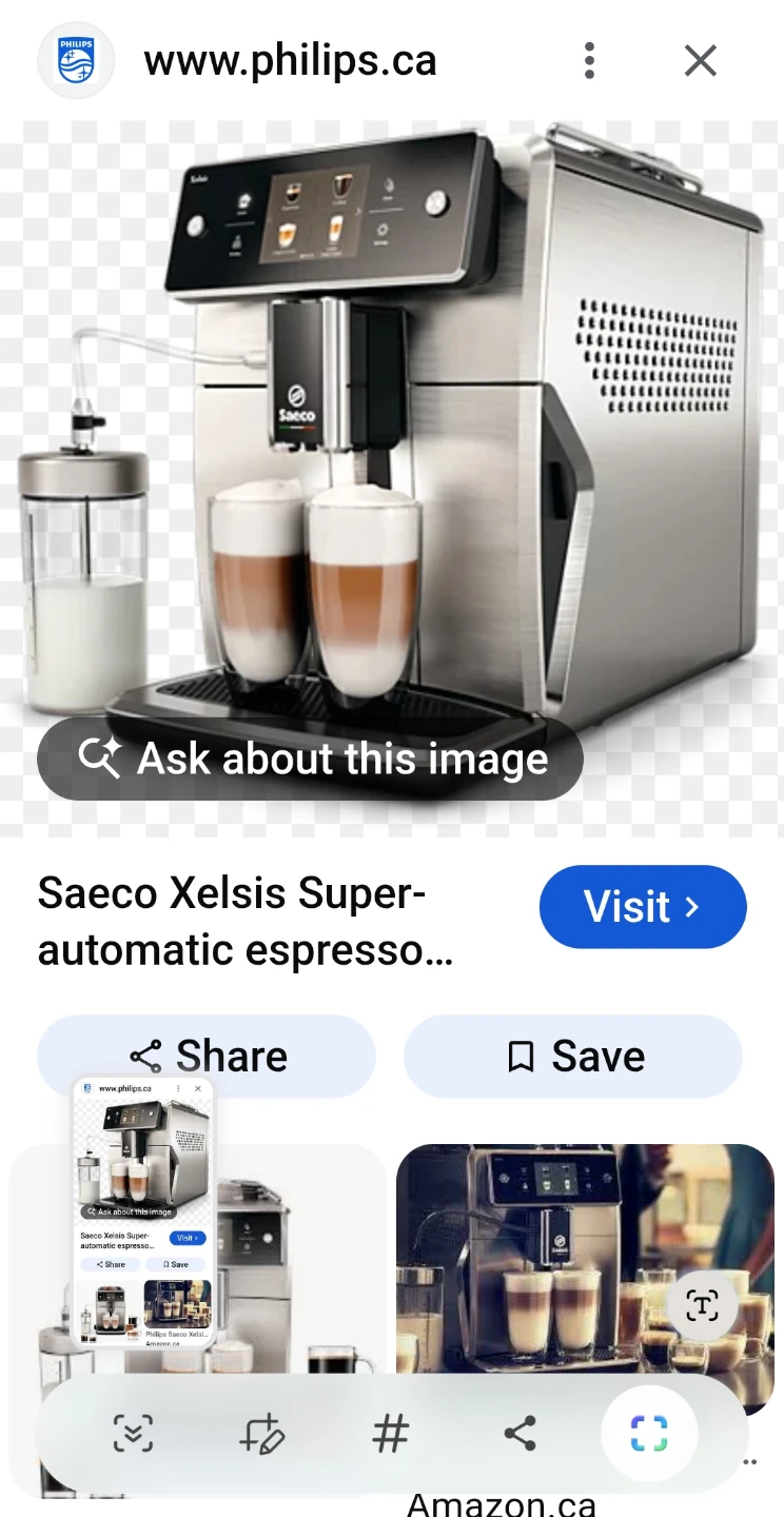 Phillips Saeco Xelsis coffee machines