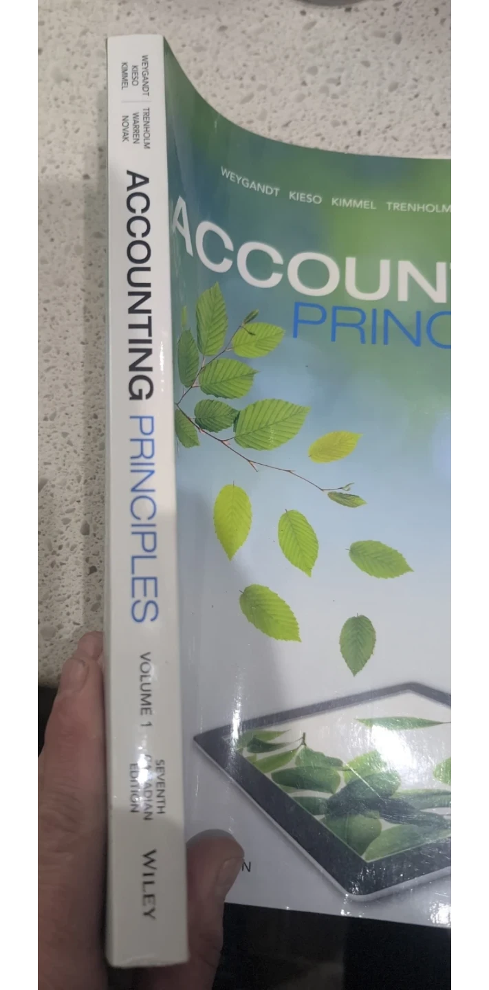 Unused- Accounting Principles 7th Canadian Edition Vol 1 & 2 - photo 4