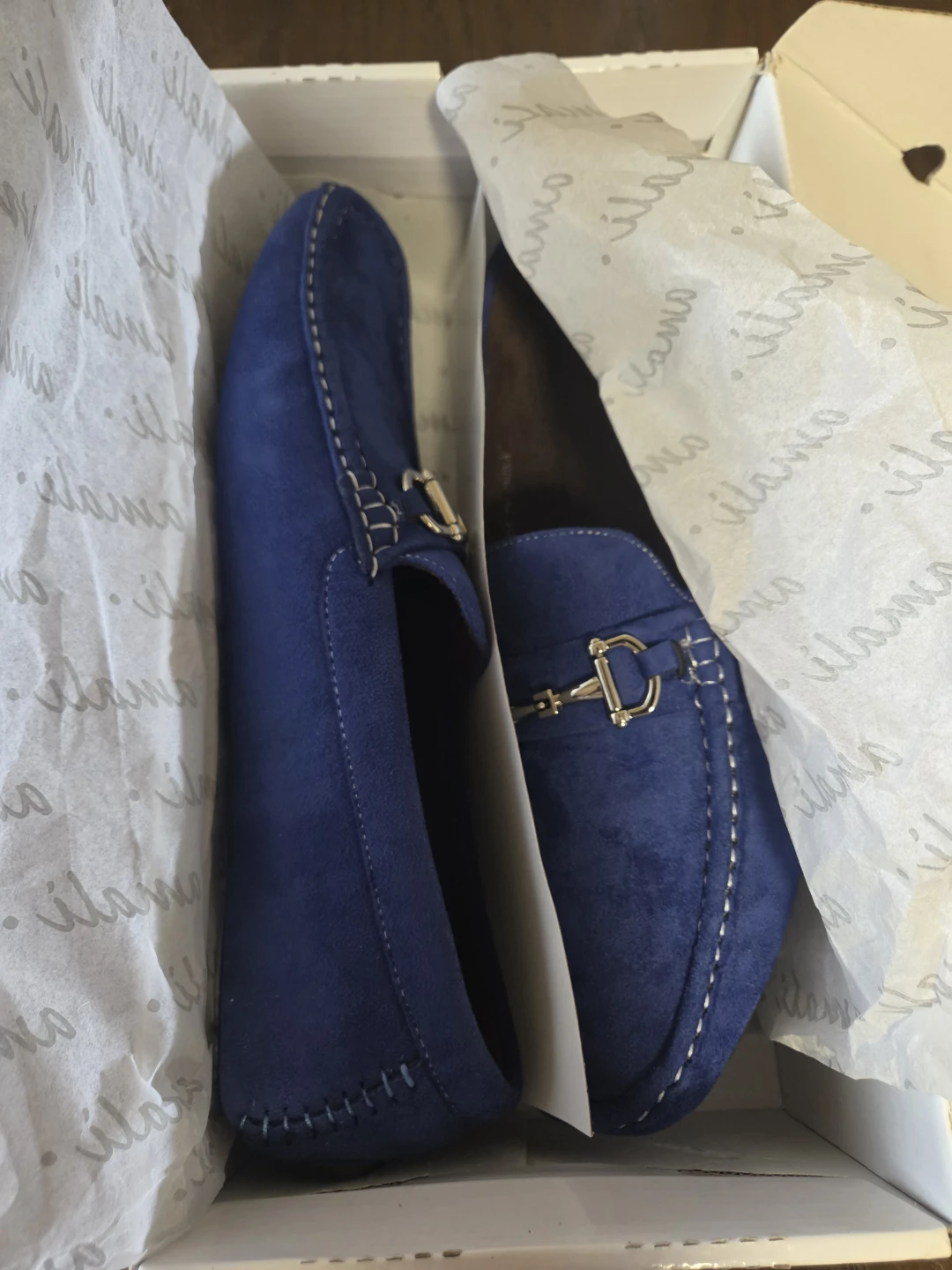 Amali Blue Driving Loafers - photo 3