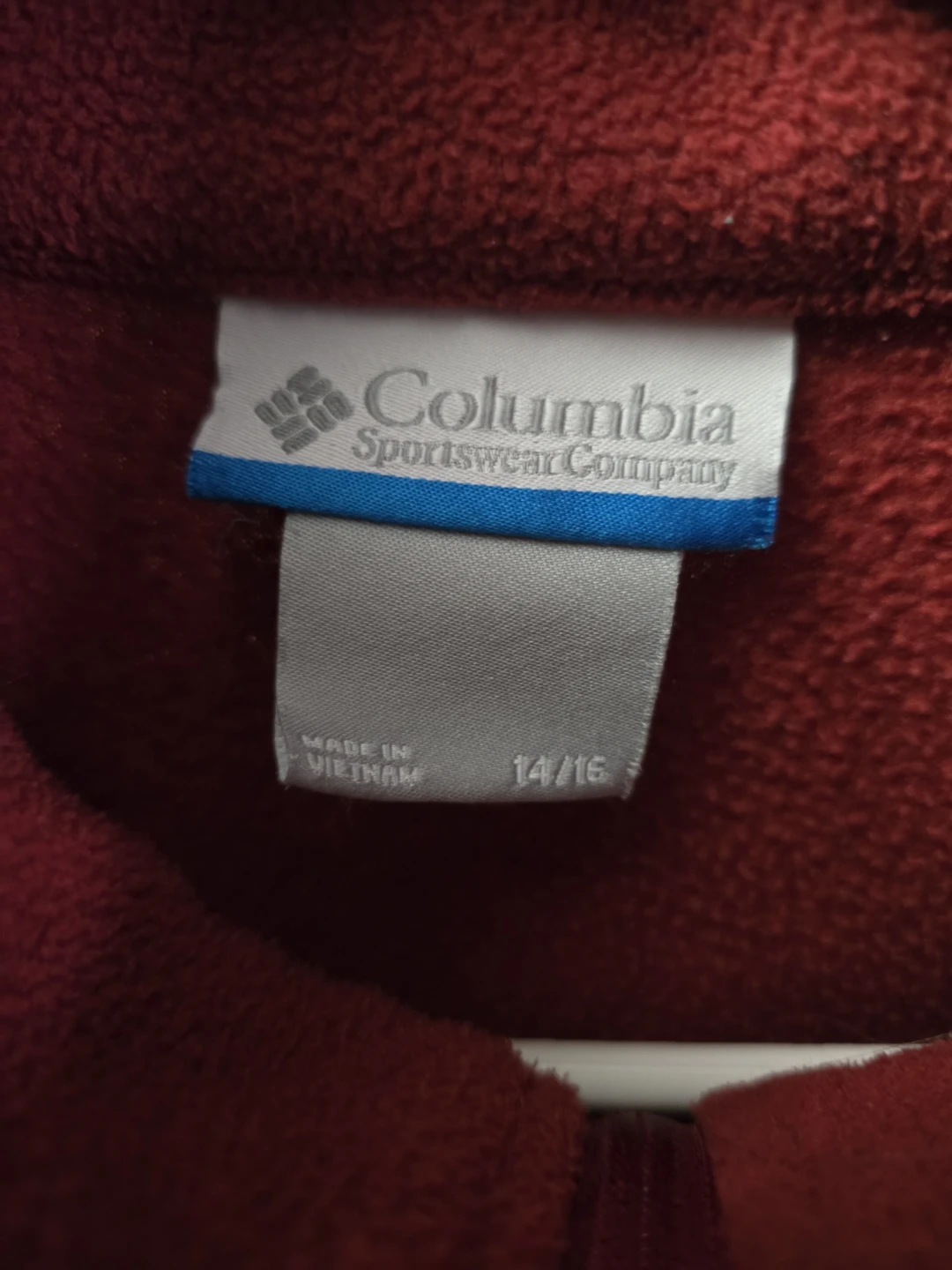 Columbia Red Fleece Jacket Size 14/16 - photo 2