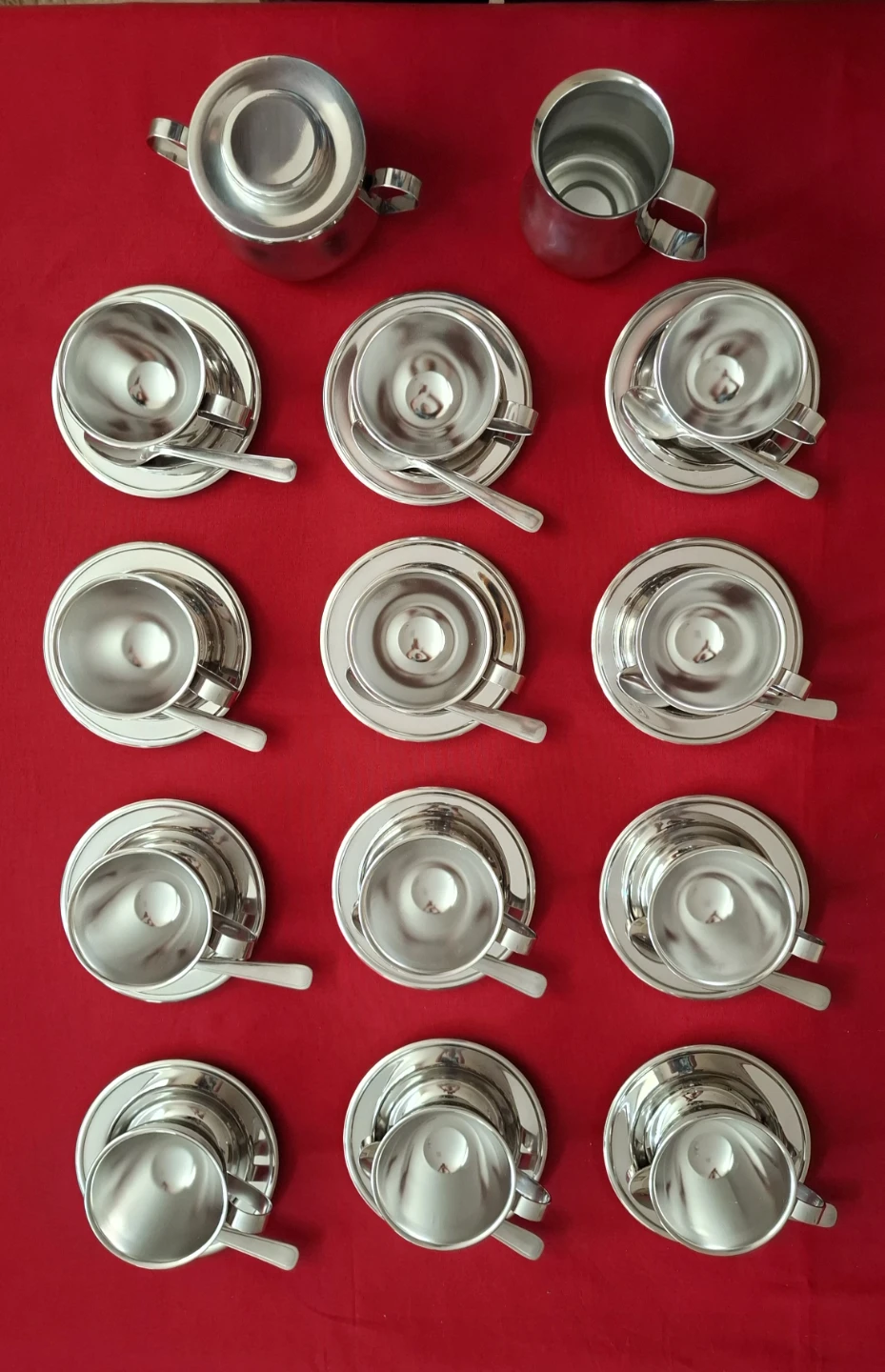12 Stainless Steel Espresso Cup Set - photo 4