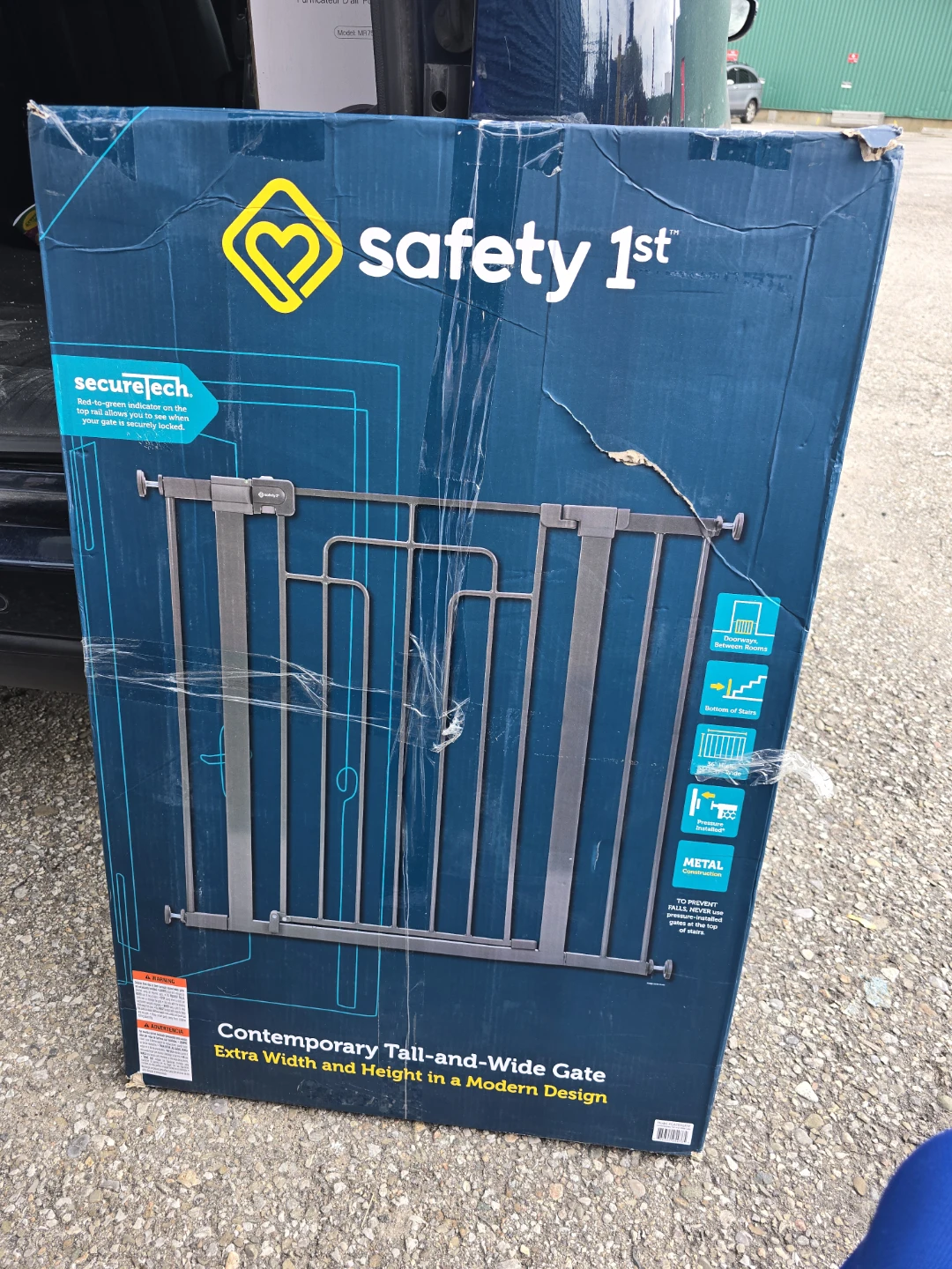 Safety 1st Contemporary Tall-and-Wide Gate - photo 2