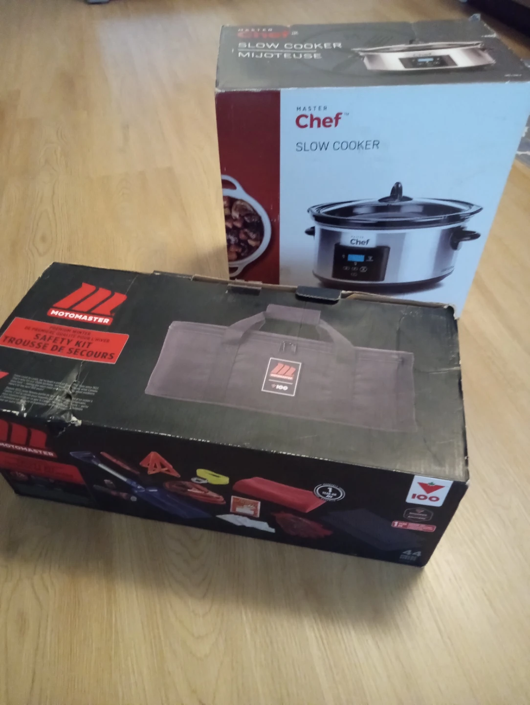 Slow cooker, safety kit $30.