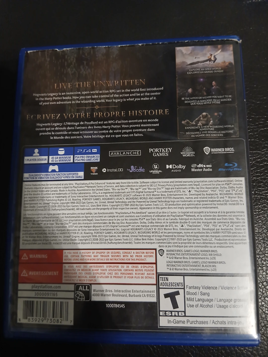 Hogwarts Legacy for PS4