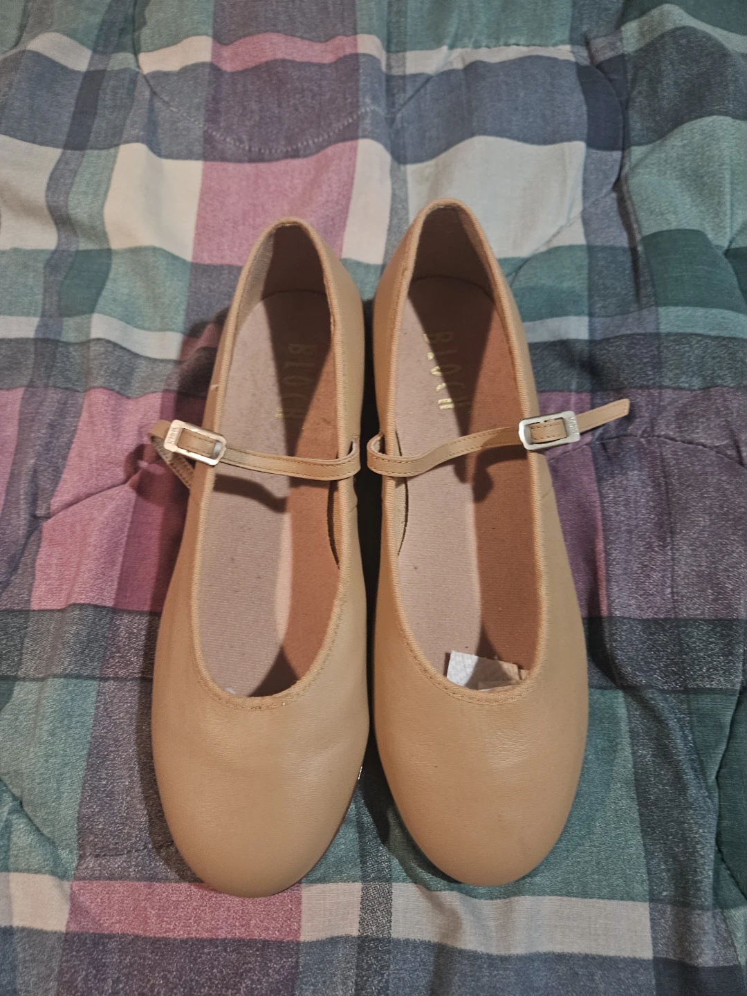 Bloch Techno Tap Shoes Tan Size 8