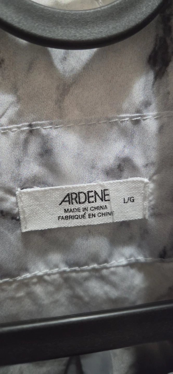 Ardene Marble Print Track Jacket - photo 2
