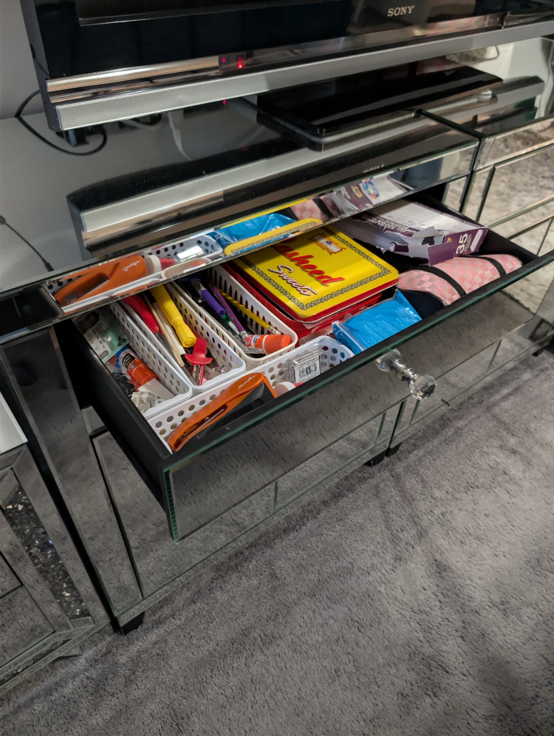 Mirrored Media Console - photo 5