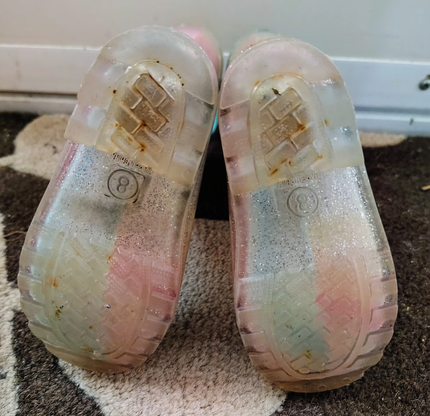 George Kids' Glitter Rain Boots, Size 8 - photo 5