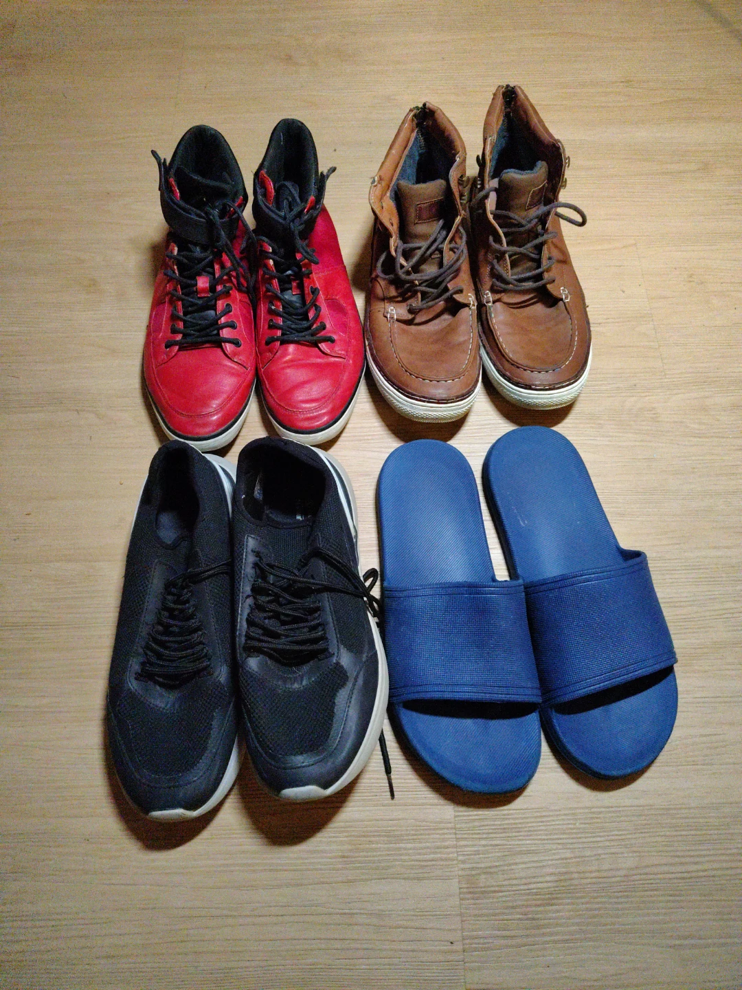 Assorted Men's Shoes - 4 Pairs