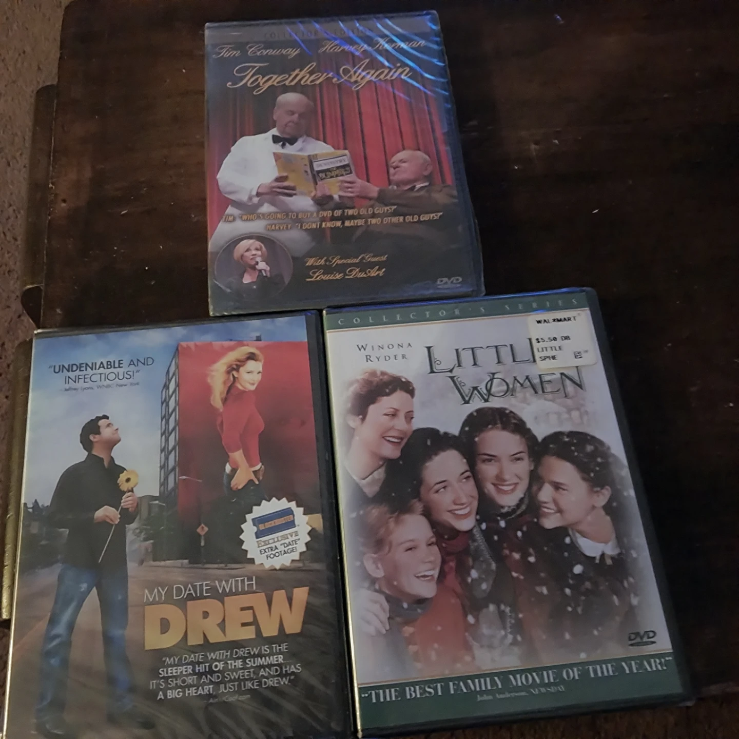 🏈Set of 3 DVDs: Little Women, My Date With Drew, Together Again🏈