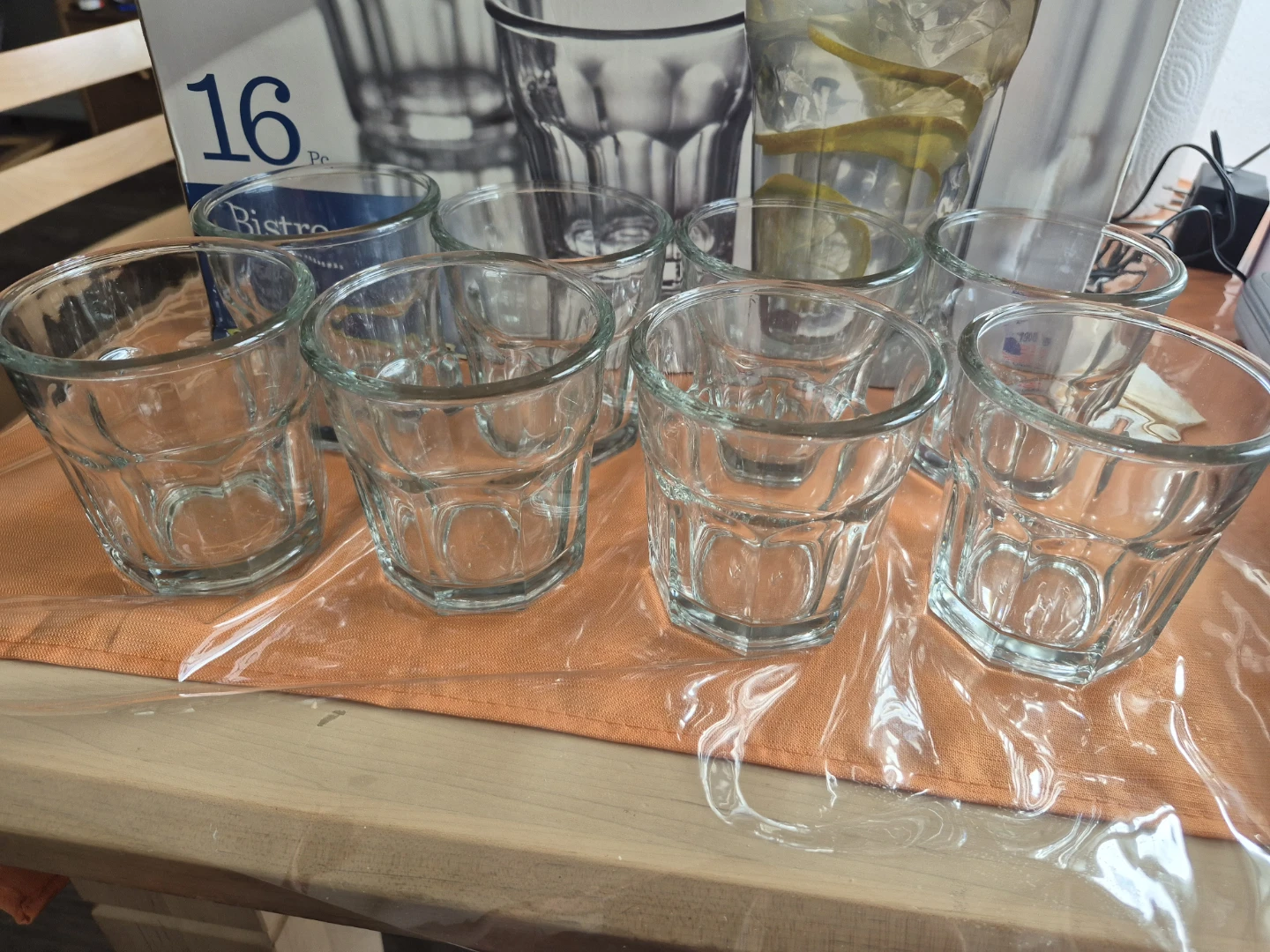 Anchor Hocking Bistro 16-Piece Beverage Set