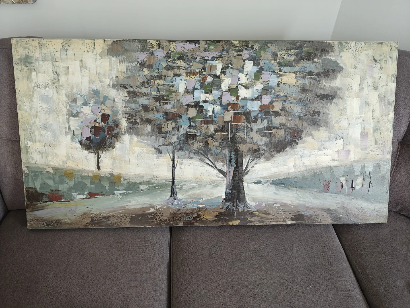 Large Tree Landscape Oil Painting