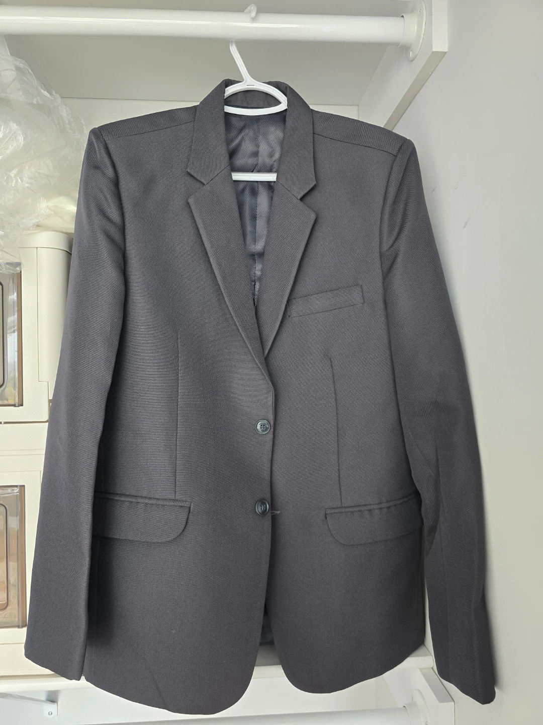 Gray Two-Button Blazer at just CAD 25