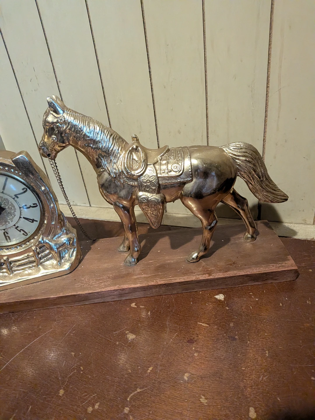 Vintage Western Horse Clock - photo 3