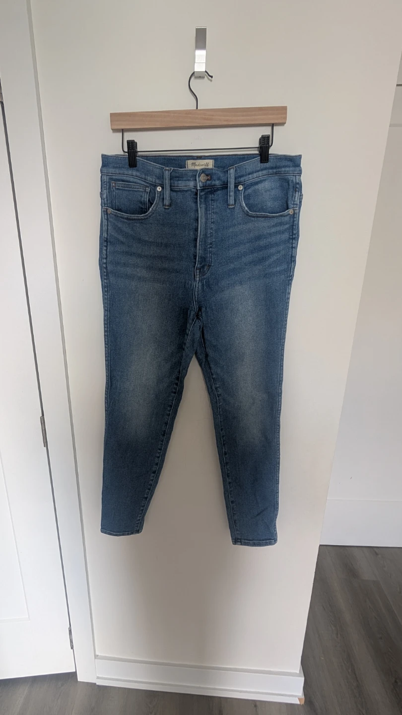 Madewell Skinny Blue Denim Jeans