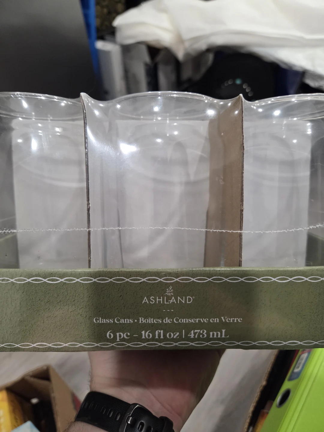 6 glass jars - photo 2