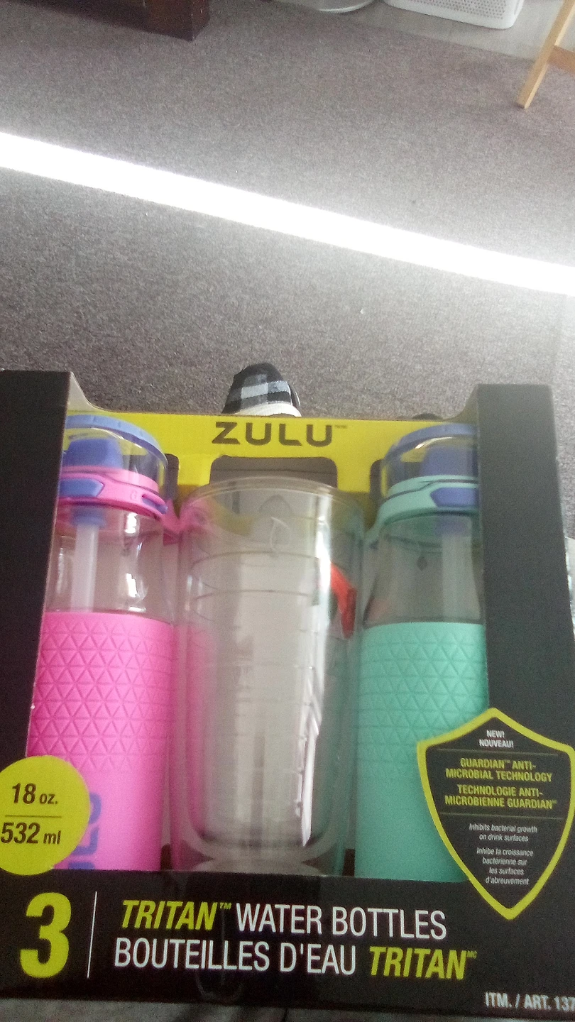 Zulu Tritan Water Bottles - 3 Pack - photo 2