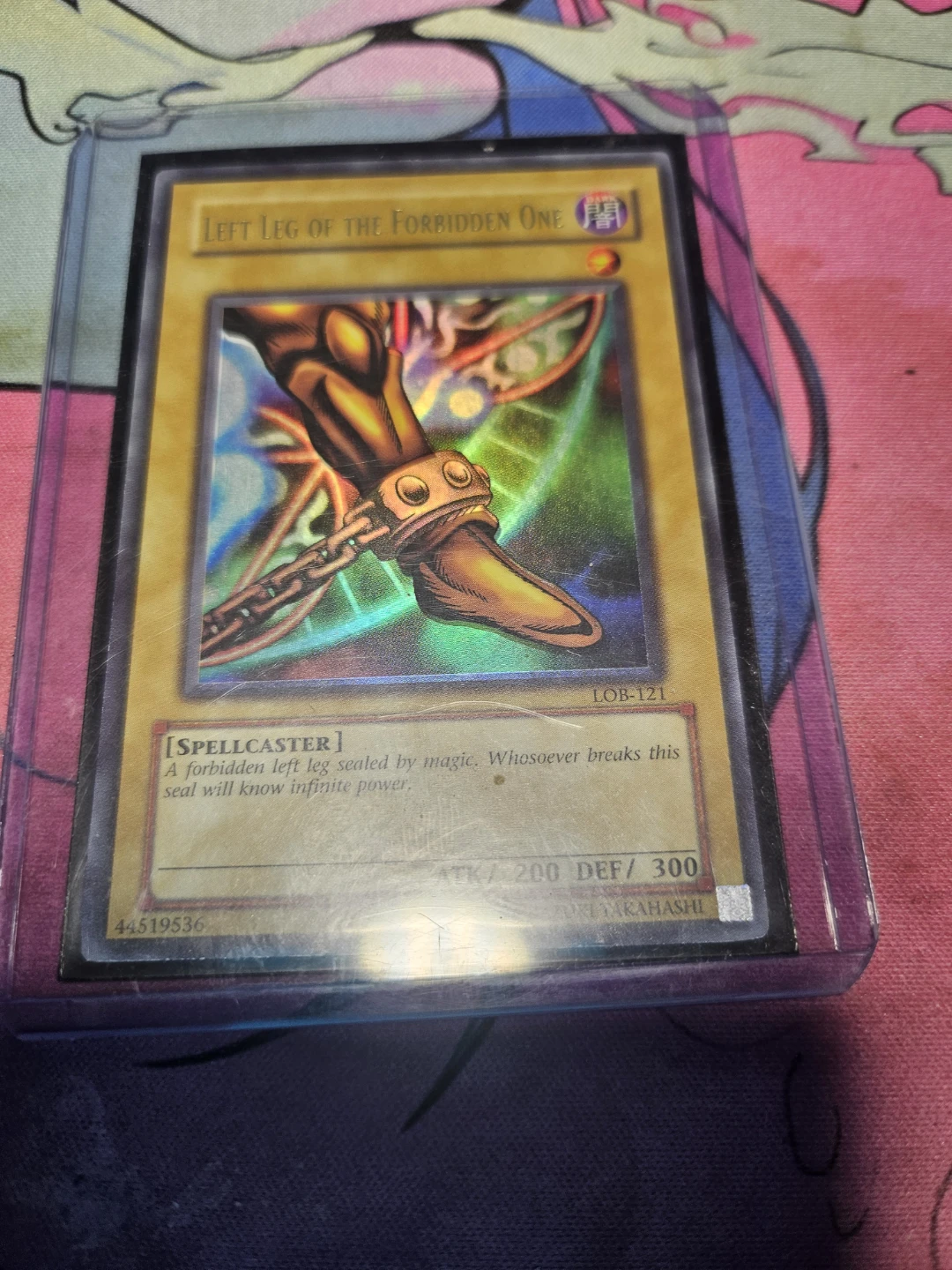 Yu-Gi-Oh! Left Leg of the Forbidden One LOB-121 Card