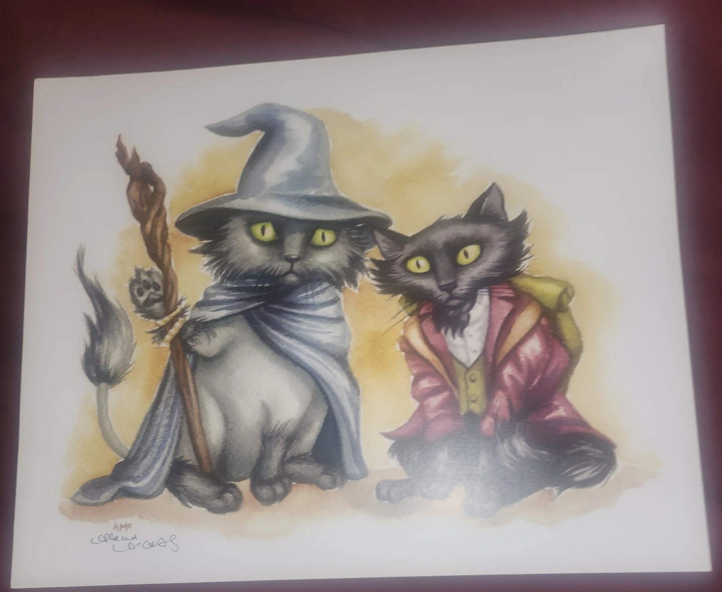 Fantasy Cat Art Print