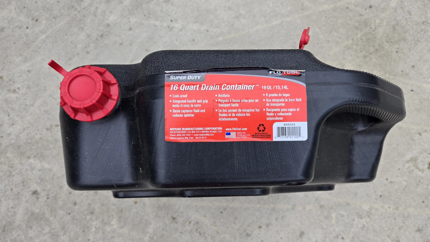 FloTool Super Duty 16 Quart Drain Container