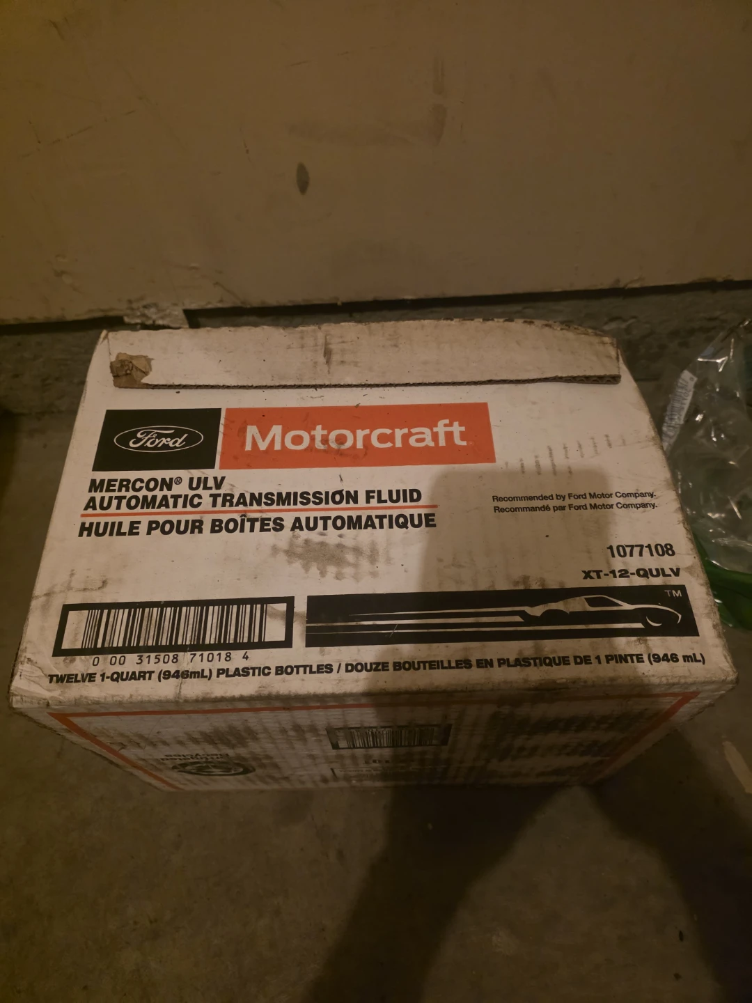 Motorcraft MERCON ULV Automatic Transmission Fluid Case - photo 2