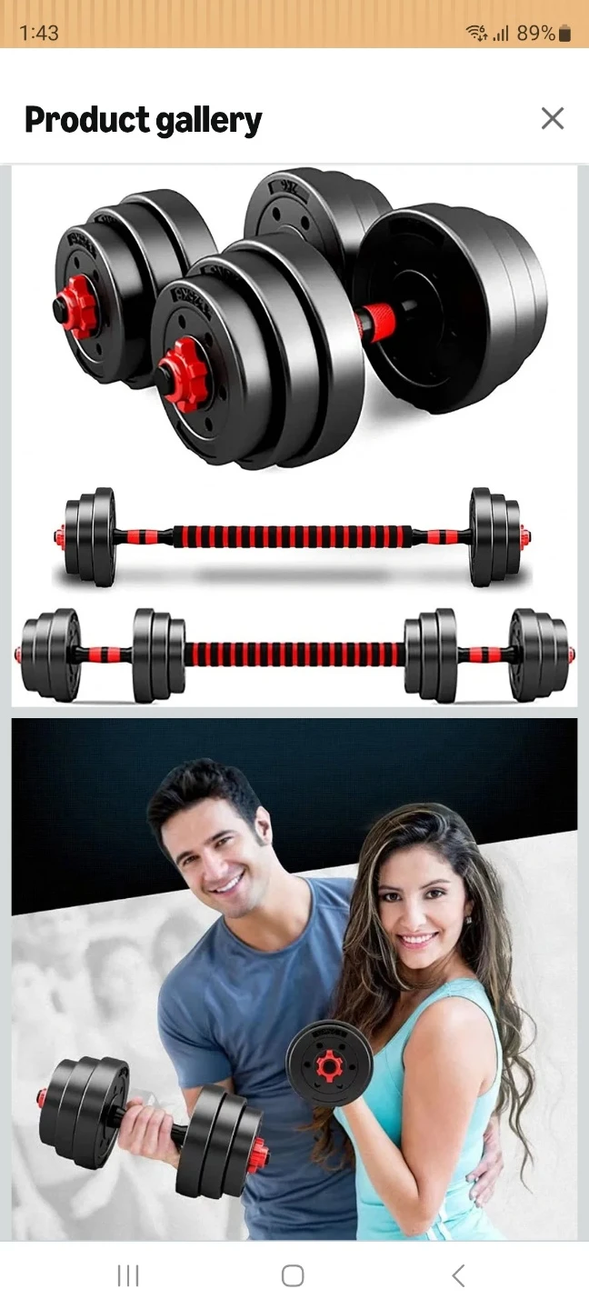 Adjustable Dumbbell Barbell Set - photo 3