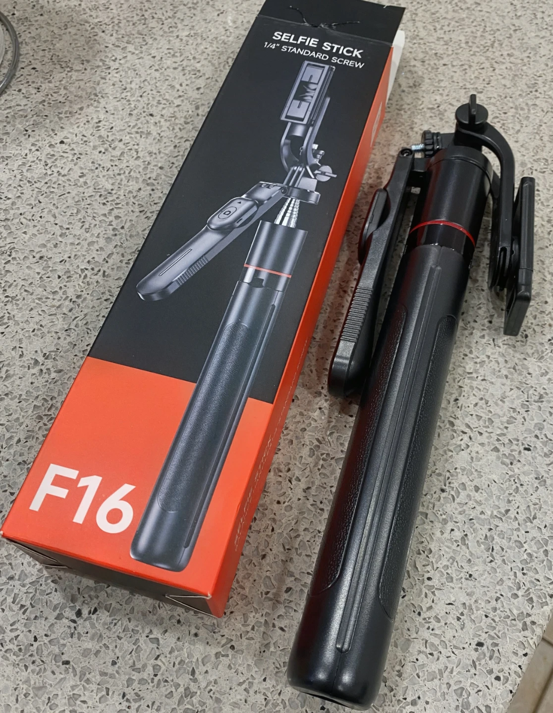 Guaranteed Stable F16 Tripod, 360° Rotating Selfie Stick , - photo 3
