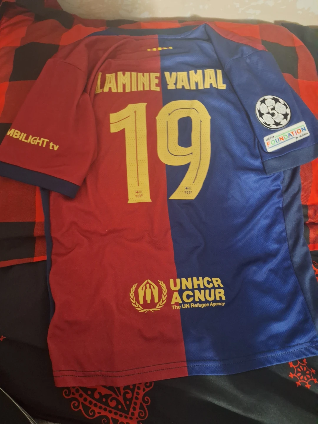 Barcelona 24/25Lamine Yamal Jersey Age 10-13 - photo 2