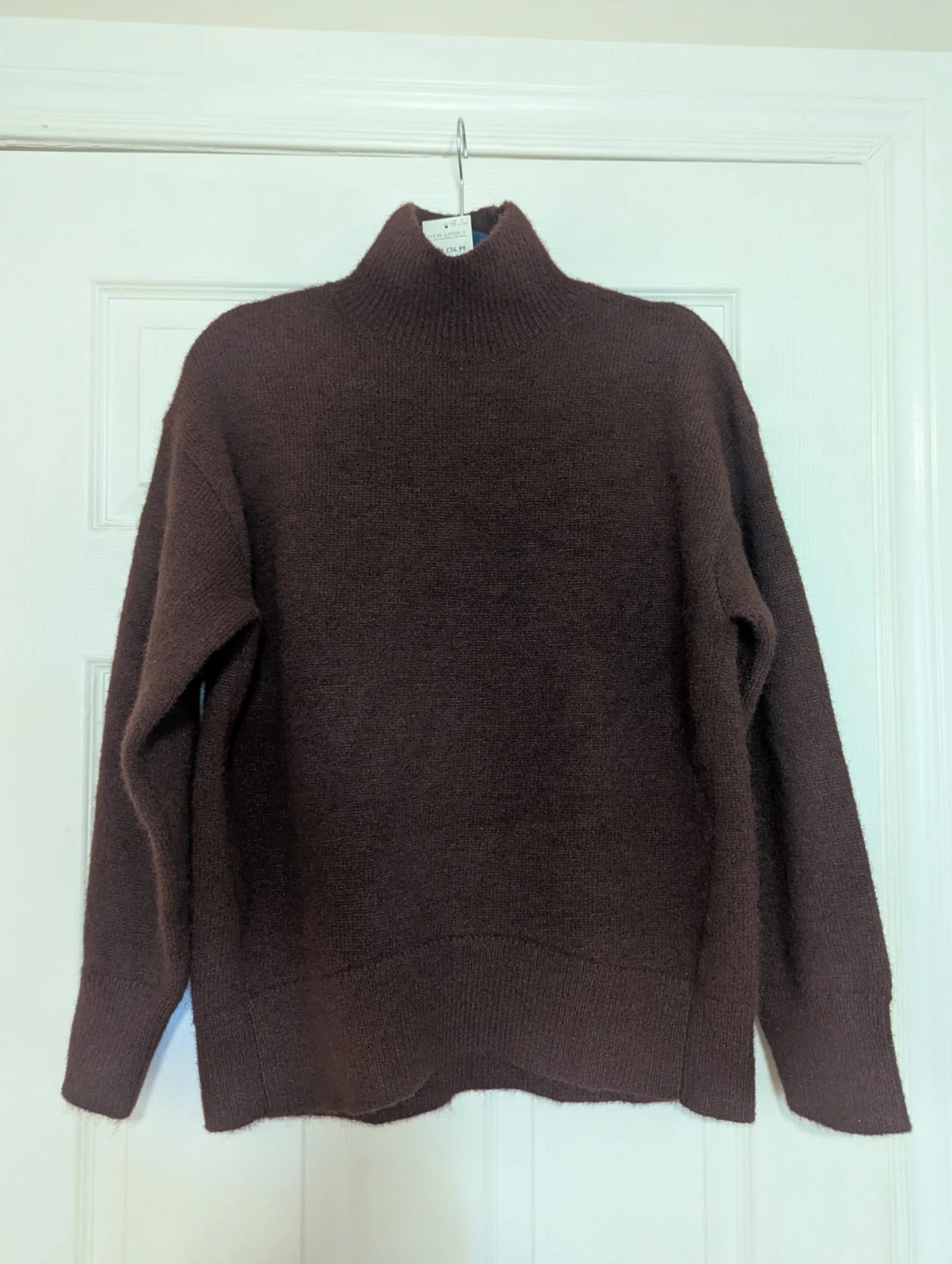 New Look Brown Mock Neck Sweater