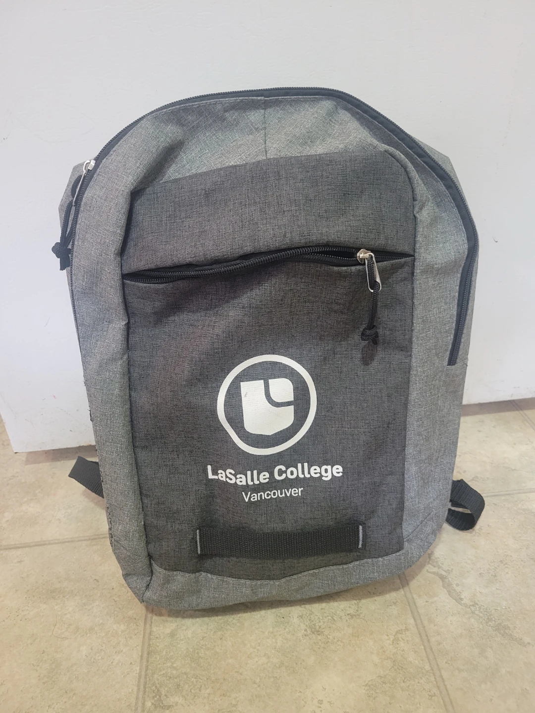 LaSalle College Vancouver Grey Backpack 🏈
