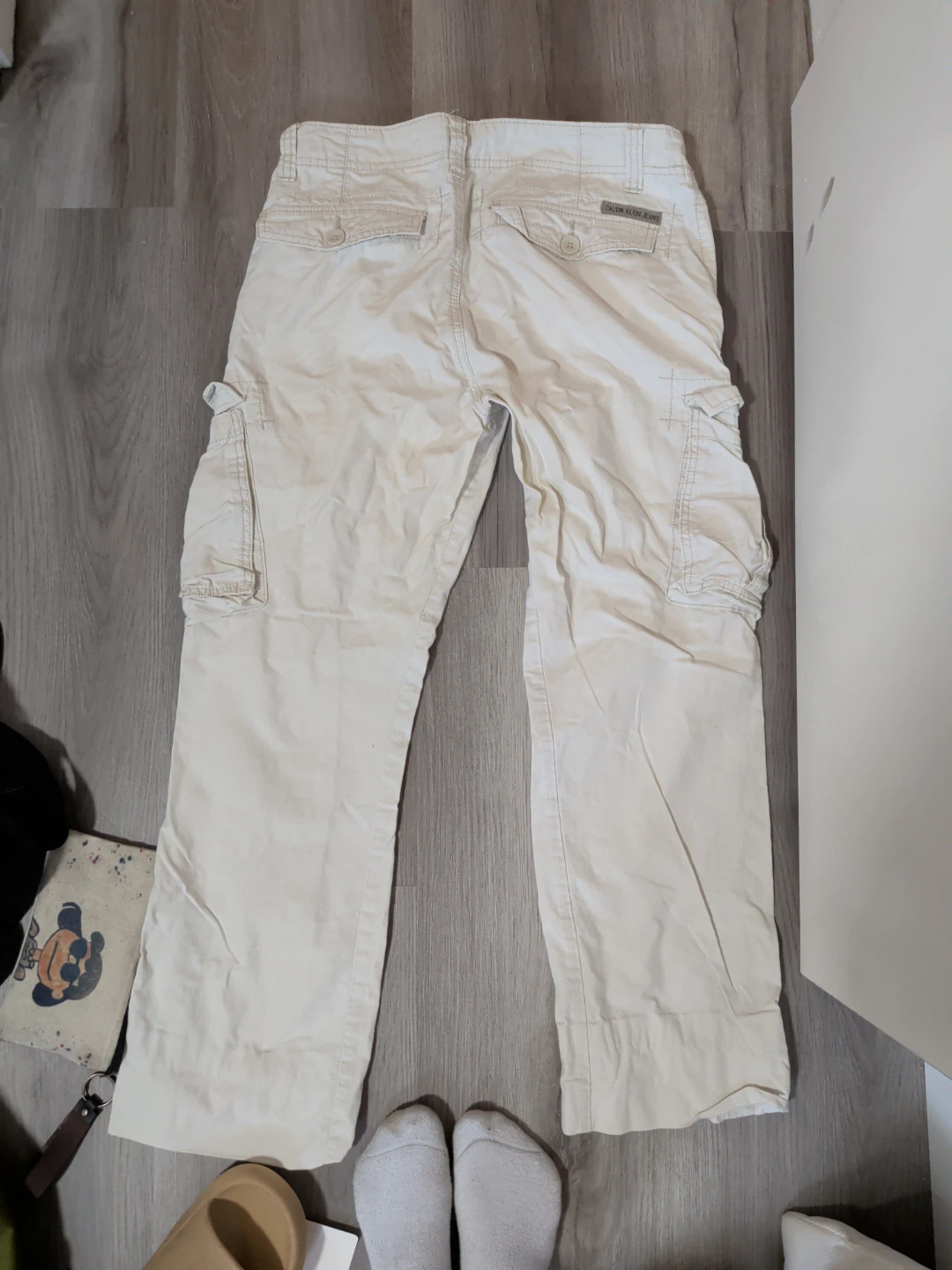 Calvin Klein Jeans Cargo Pants - Beige - Size 30 - photo 2