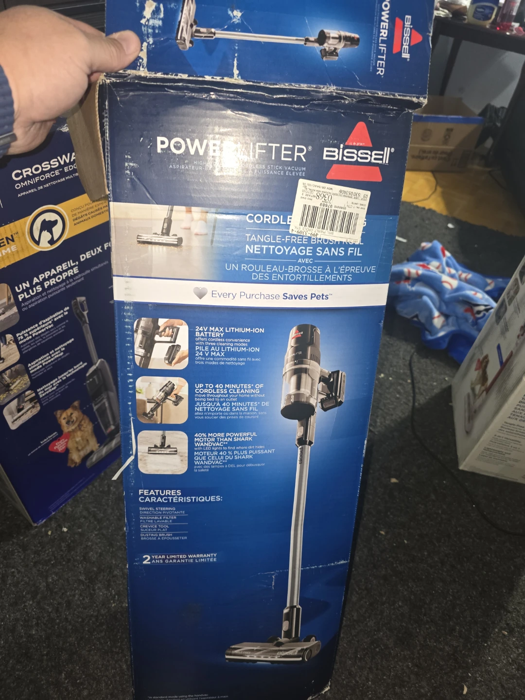 Bissell PowerLifter Cordless Stick Vacuum - photo 3