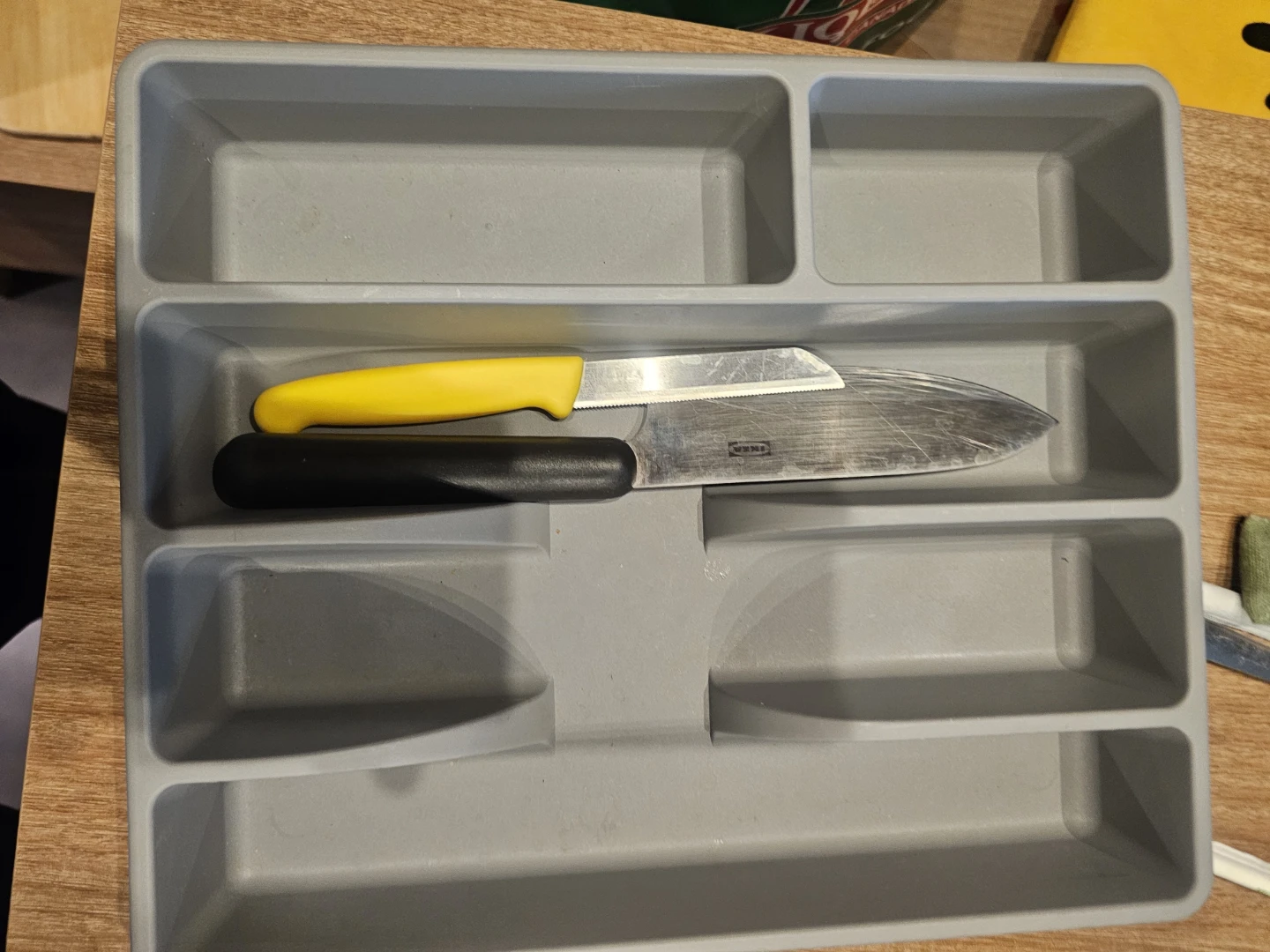 IKEA Cutlery Organizer Tray + 2 knifes - photo 2