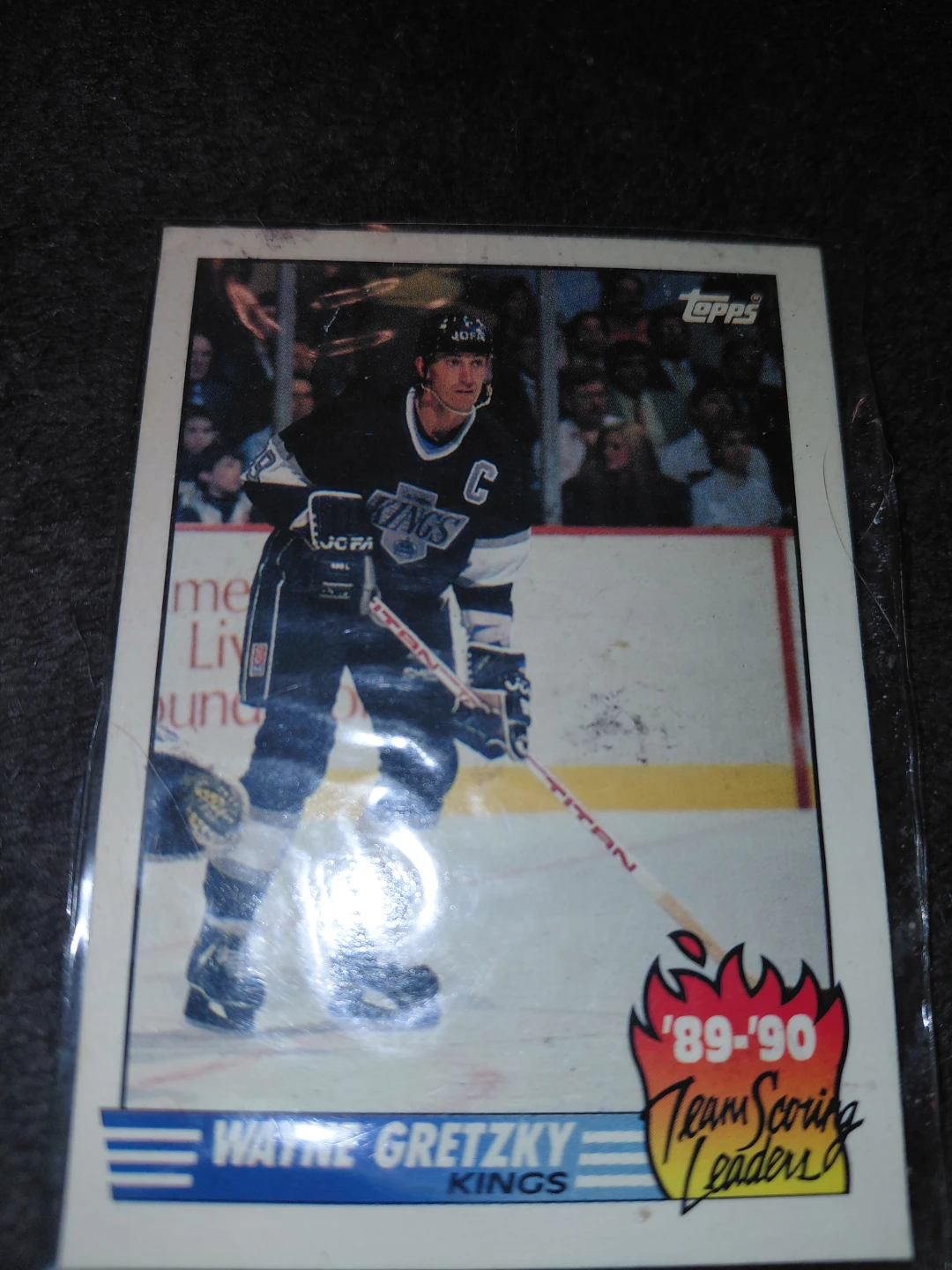 1989-90 Topps Wayne Gretzky Hockey Card