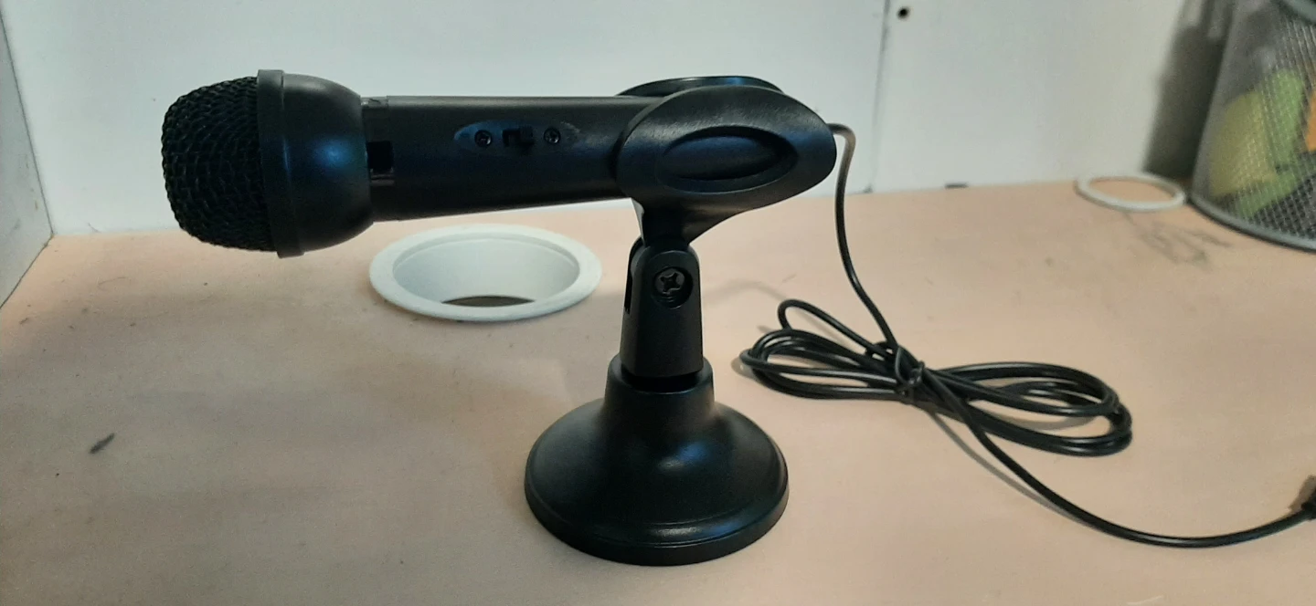 Black Desktop Microphone - photo 2